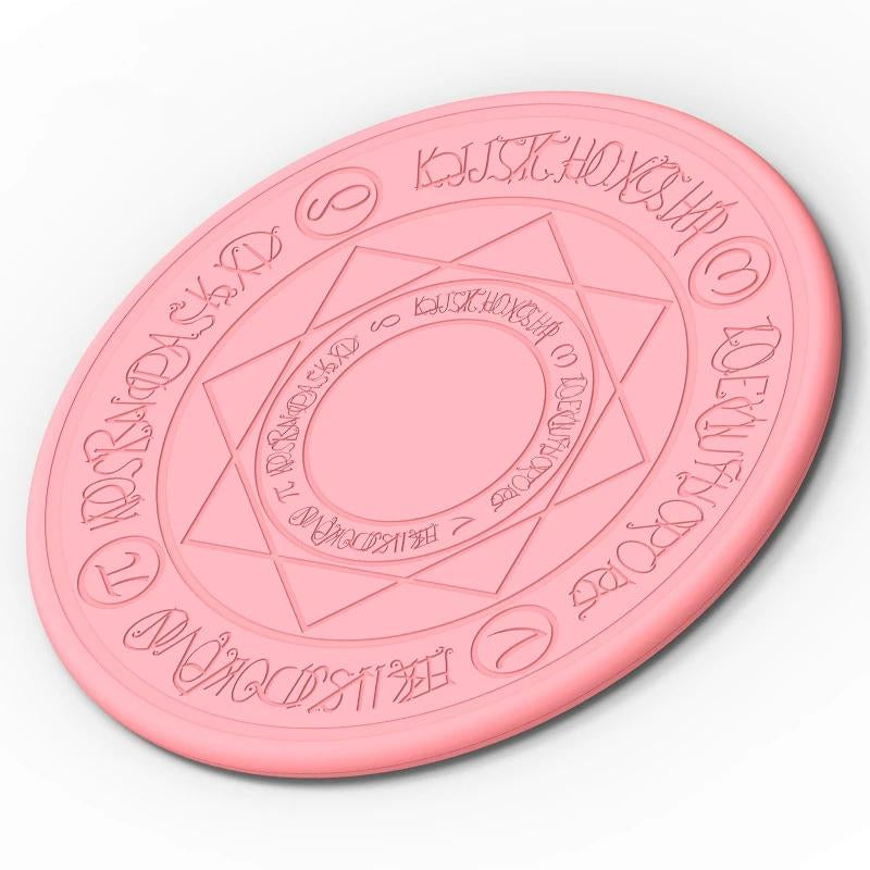 Cardcaptor Sakura Magic Array Wireless Charger Toy for Iphone Smart Phone QI Wireless Fast Charging Clow CLAMP Gift Smartphone Cellphone Electronic