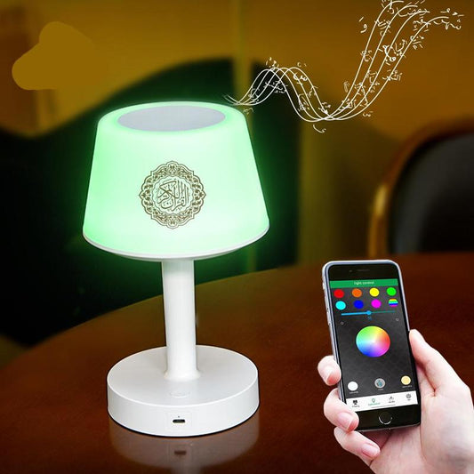 Portable Night Light Speaker, Rechargeable Wireless Speaker with Remote Control, Multifunctional Mobile Ambient Lights for Home Office, Audio, Wireless Induction Speaker, USB Rechargeable Speaker