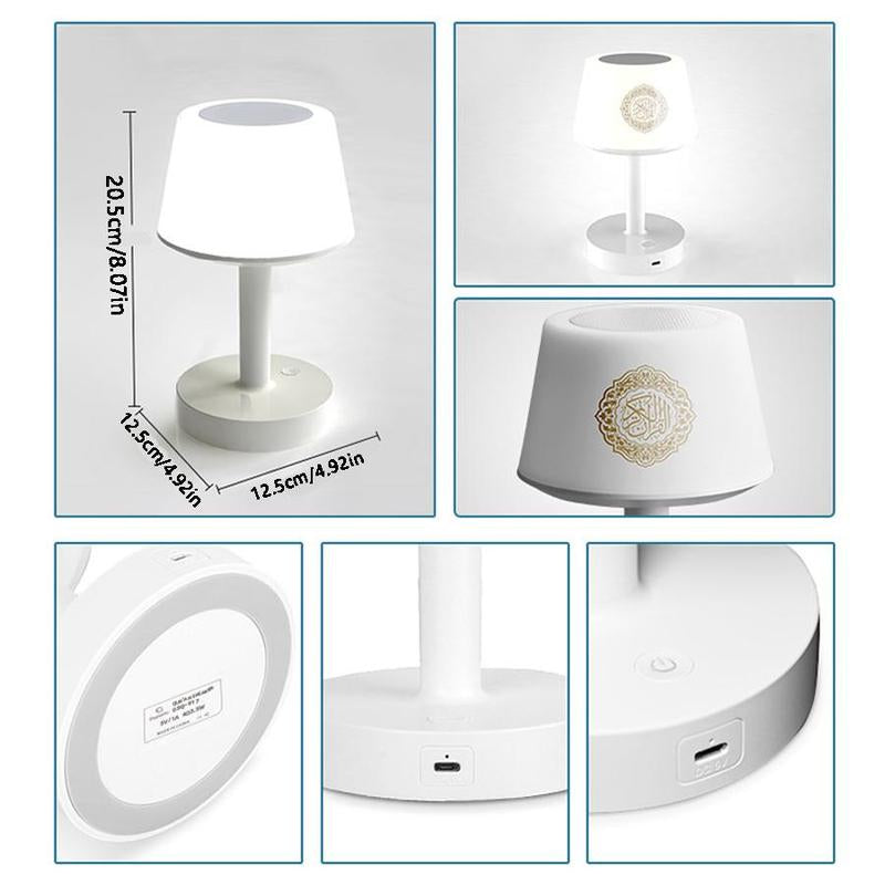 Portable Night Light Speaker, Rechargeable Wireless Speaker with Remote Control, Multifunctional Mobile Ambient Lights for Home Office, Audio, Wireless Induction Speaker, USB Rechargeable Speaker