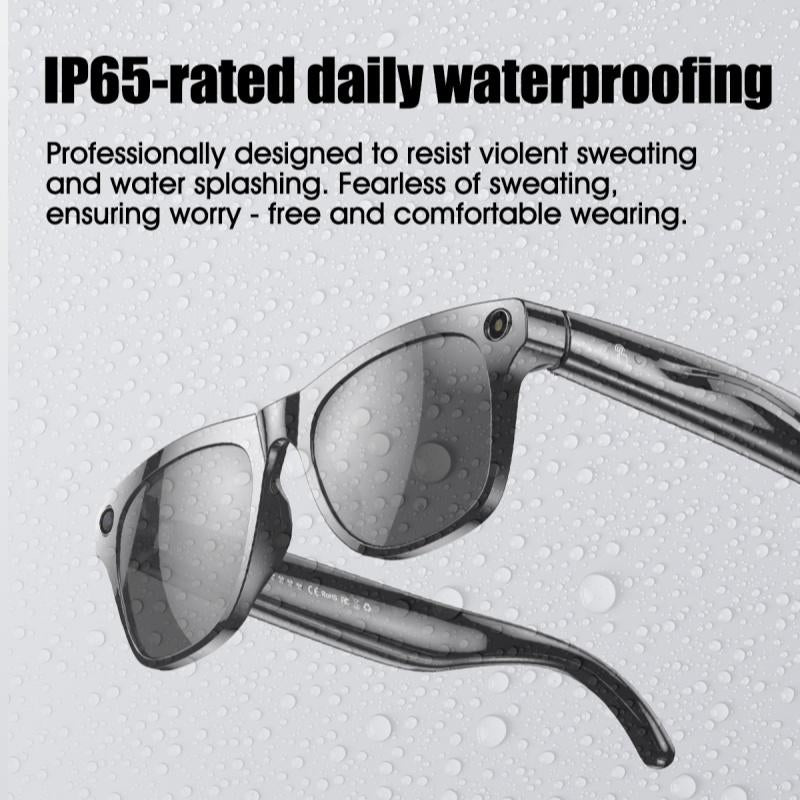 HYUNDAI XK ONE Pro Intelligent Camera and Video Glasses, Built-In High-Definition Camera, Equipped with Surround Sound Headphones and Speakers,Have Smart Polarized Lenses That Block Blue Light. They Are Suitable for Daily Activities Such Work and Driving.