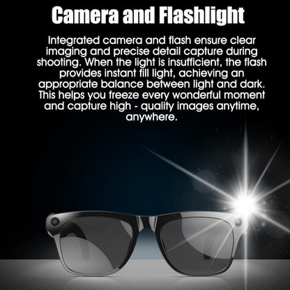 HYUNDAI XK ONE Pro Intelligent Camera and Video Glasses, Built-In High-Definition Camera, Equipped with Surround Sound Headphones and Speakers,Have Smart Polarized Lenses That Block Blue Light. They Are Suitable for Daily Activities Such Work and Driving.